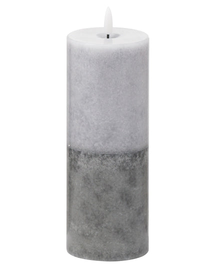 Luxe Collection Natural Glow 3x8 Stone LED Candle