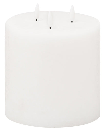 Luxe Collection Natural Glow 6x6 LED White Candle