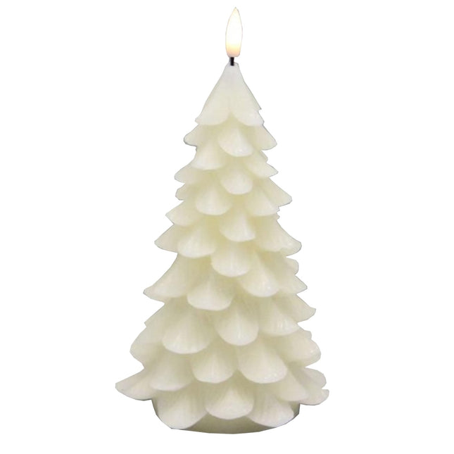 Luxe Collection Natural Glow Cream Large Tree LED Wax Candle