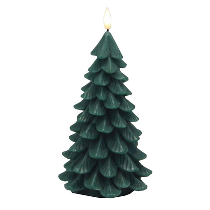 Luxe Collection Natural Glow Green Large Tree LED Wax Candle
