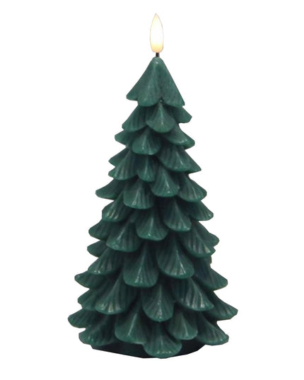 Luxe Collection Natural Glow Green Large Tree LED Wax Candle