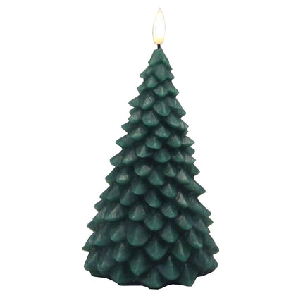 Luxe Collection Natural Glow Green Tree LED Wax Candle