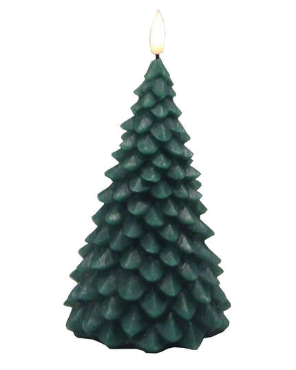 Luxe Collection Natural Glow Green Tree LED Wax Candle