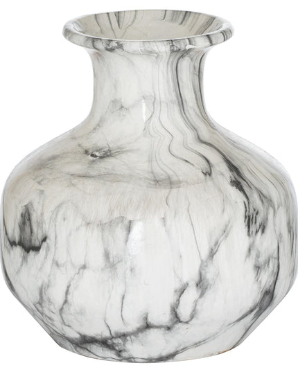 Marble Squat Vase