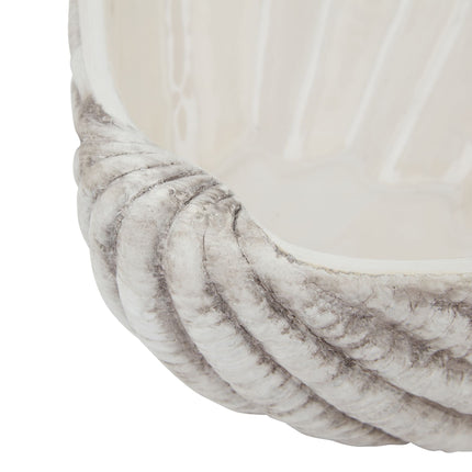 Medium Ceramic Shell Bowl