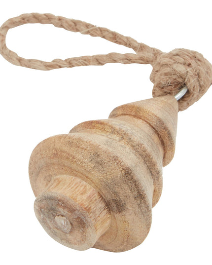 Natural Hand Turned Wooden Tree Bauble
