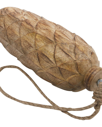 Natural Large Wooden Pine Cone Bauble