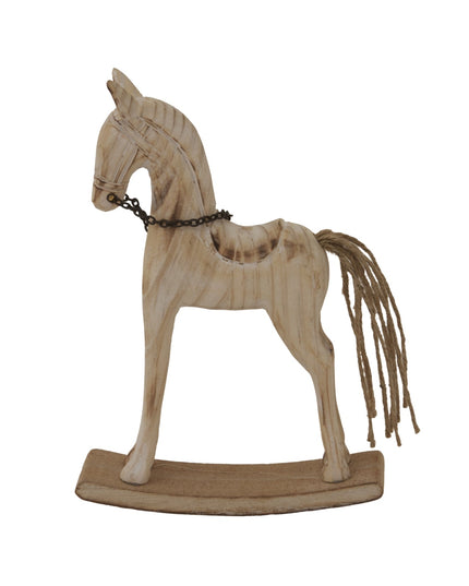 Natural Rustic Rocking Horse