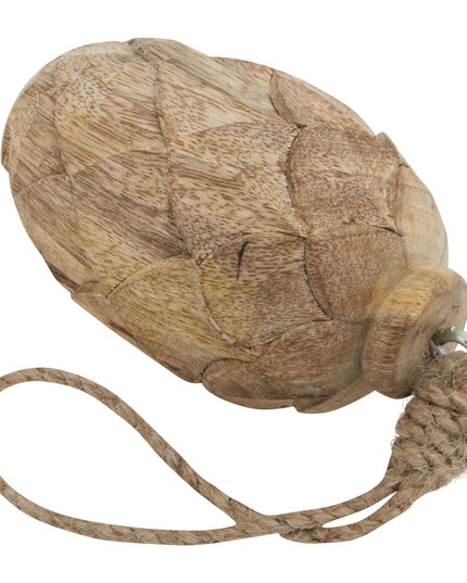 Natural Small Wooden Pine Cone Bauble