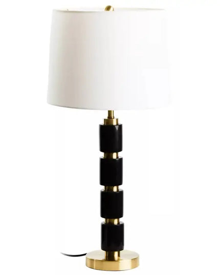 Nula Black And Gold Table Lamp