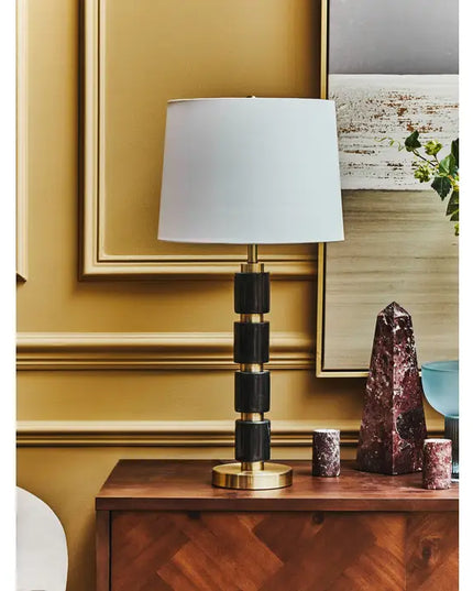 Nula Black And Gold Table Lamp