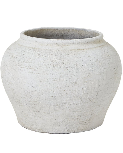 Ordo Lyme White Set Of 2 Planters