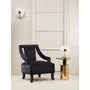 Oria Black Marble Effect Top and Gold Base Side Table