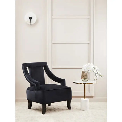 Oria White Marble End Table