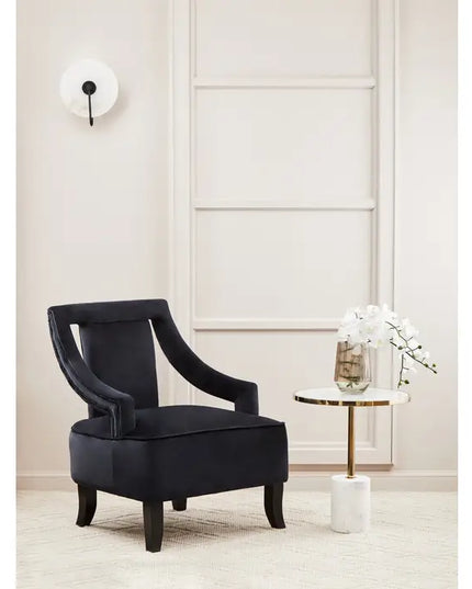 Oria White Marble End Table