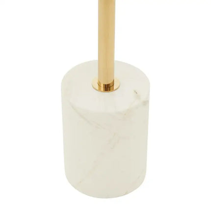 Oria White Marble End Table