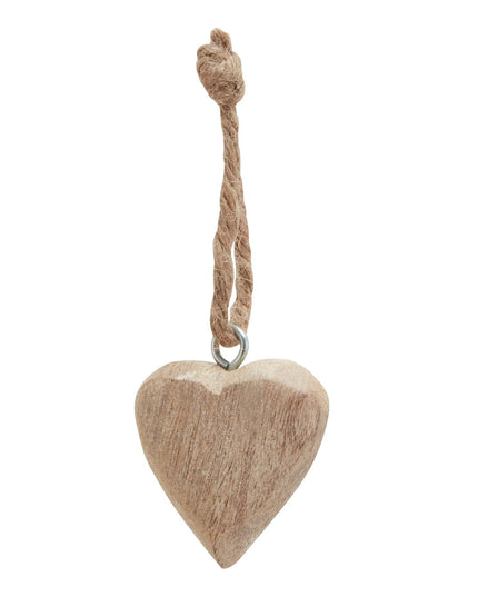 Pack Of 90 Wooden Heart Hanging Decorations