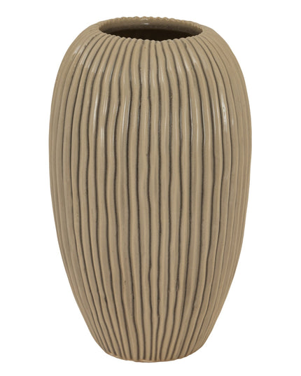 Pallida Collection Large Striped Vase