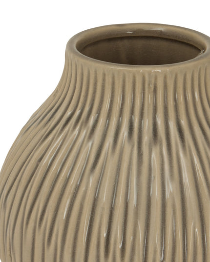 Pallida Collection Medium Bulbous Fleck Vase