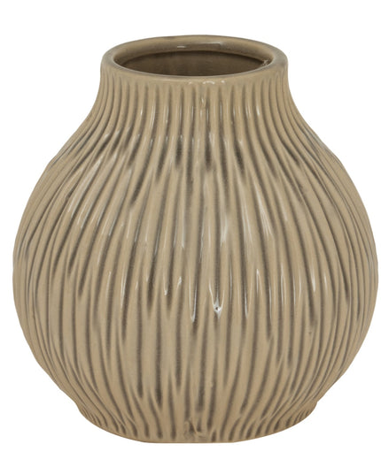Pallida Collection Medium Bulbous Fleck Vase