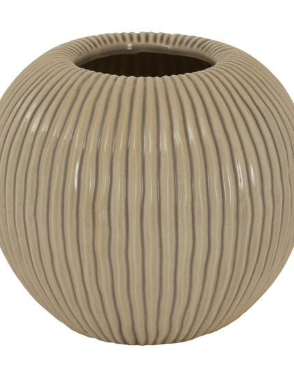 Pallida Collection Medium Striped Vase