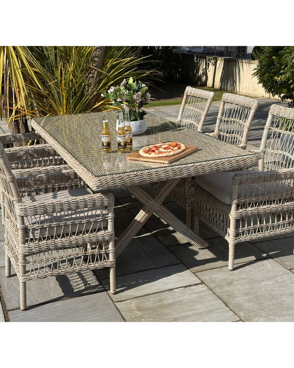 Provence Collection Outdoor 6 Seater Dining Set