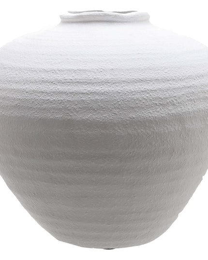 Regola Large Matt White Ceramic Vase
