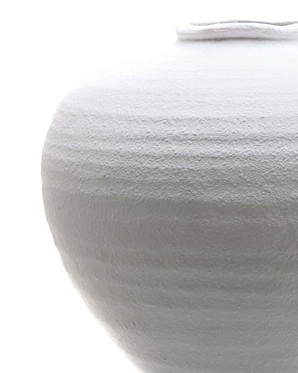 Regola Large Matt White Ceramic Vase