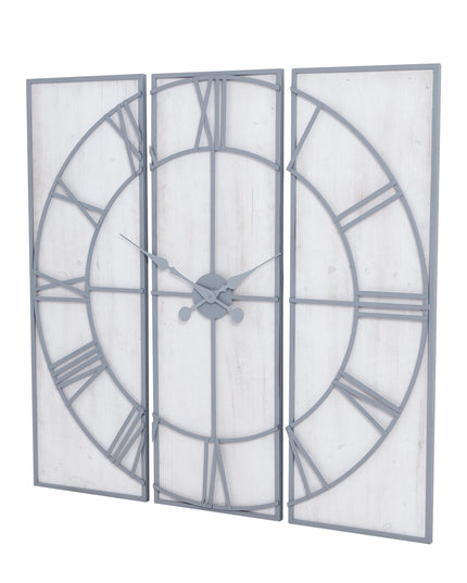 Roza Panelled Wall Clock