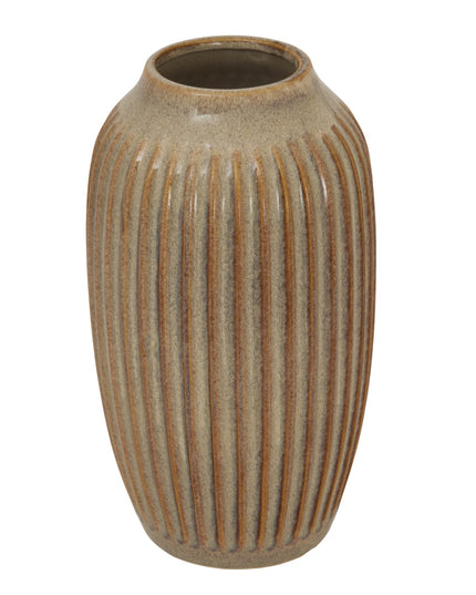 Sabbia Collection Ribbed Vase
