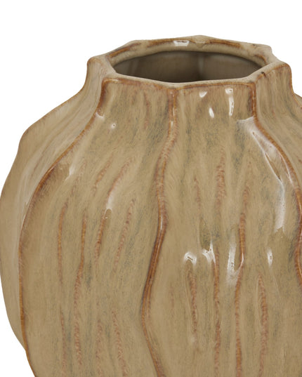 Sabbia Collection Squat Seed Pod Vase