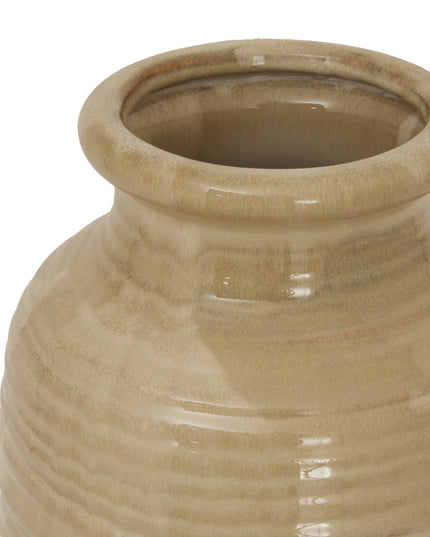 Sabbia Collection Tall Fluted Vase