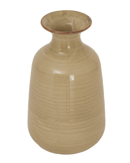 Sabbia Collection Tall Ridged Vase