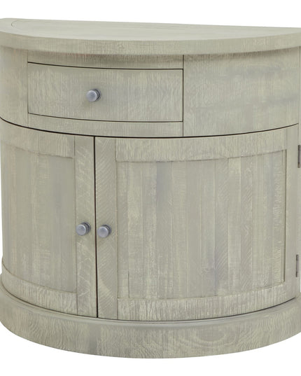 Saltaire Collection Half Moon 2 Door Cupboard With Drawer