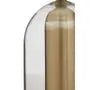 Sellis 55.5cm Glass And Brass Finish Table Lamp With White Shade