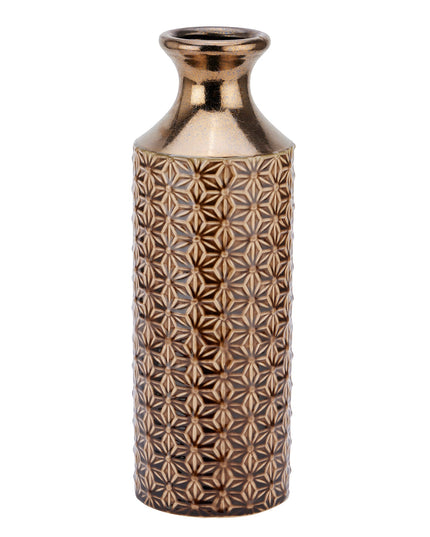 Seville Collection Caramel Fluted Vase