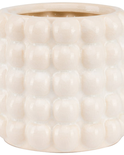 Seville Collection Cream Bubble Planter