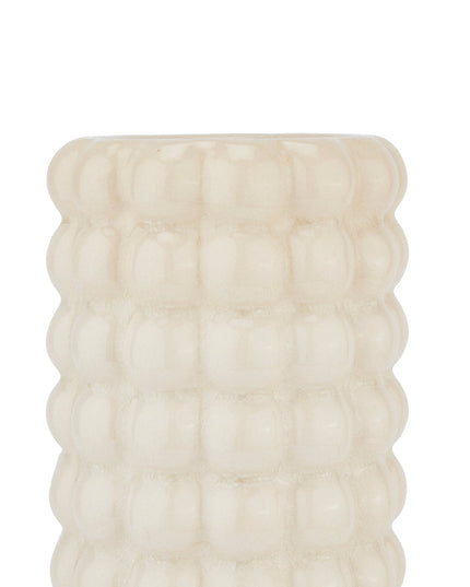 Seville Collection Cream Bubble Vase