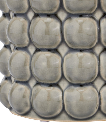 Seville Collection Grey Bubble Planter