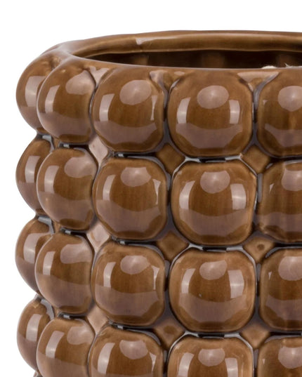 Seville Collection Large Caramel Bubble Planter