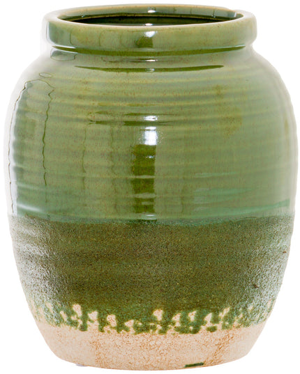 Seville Collection Olive Bulbous Vase