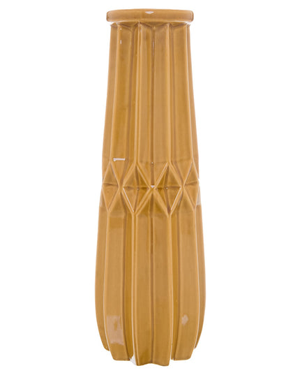 Seville Collection Tall Ochre Vase