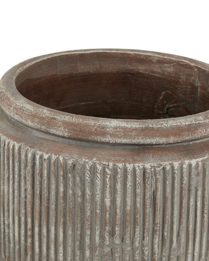 Siena Brown Dolly Pot