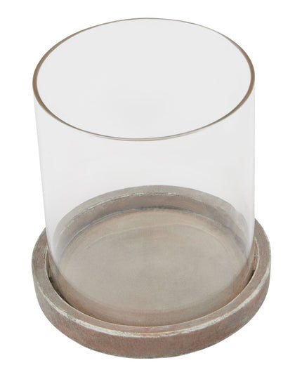 Siena Brown Hurricane Lantern
