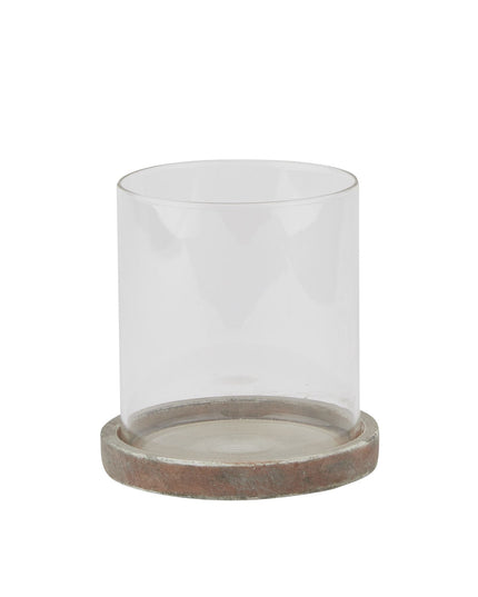 Siena Brown Hurricane Lantern
