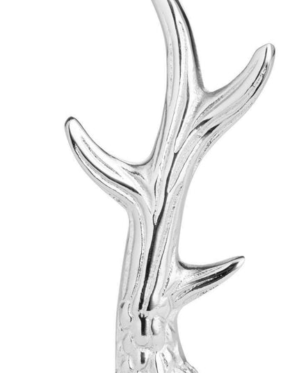 Silver Nickel Antler Bottle Opener