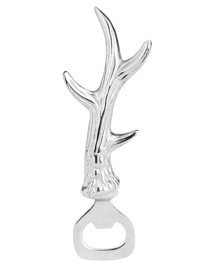 Silver Nickel Antler Bottle Opener