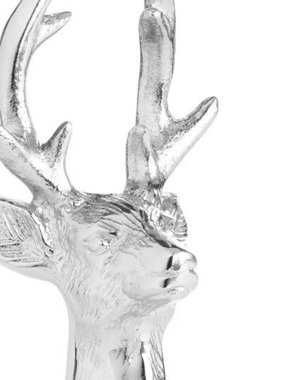 Silver Nickel Reindeer Bottle Stopper