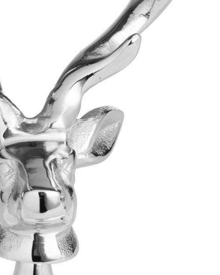 Silver Nickel Stag Head Detail Bottle Opener