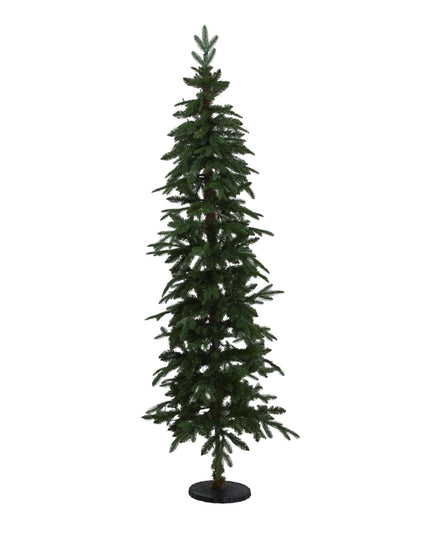 Slim Green Woodland Pre-Lit 200 Led Christmas Tree